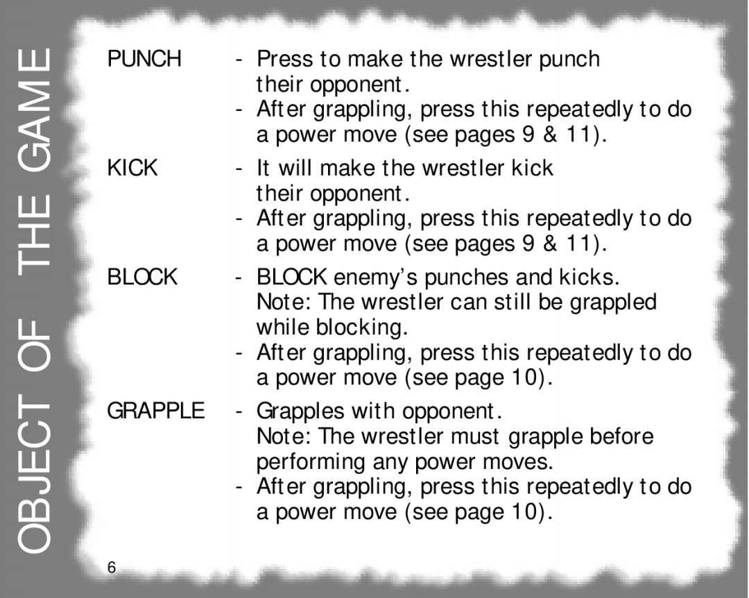 Tiger 60-053 manual Punch, Kick, Block 