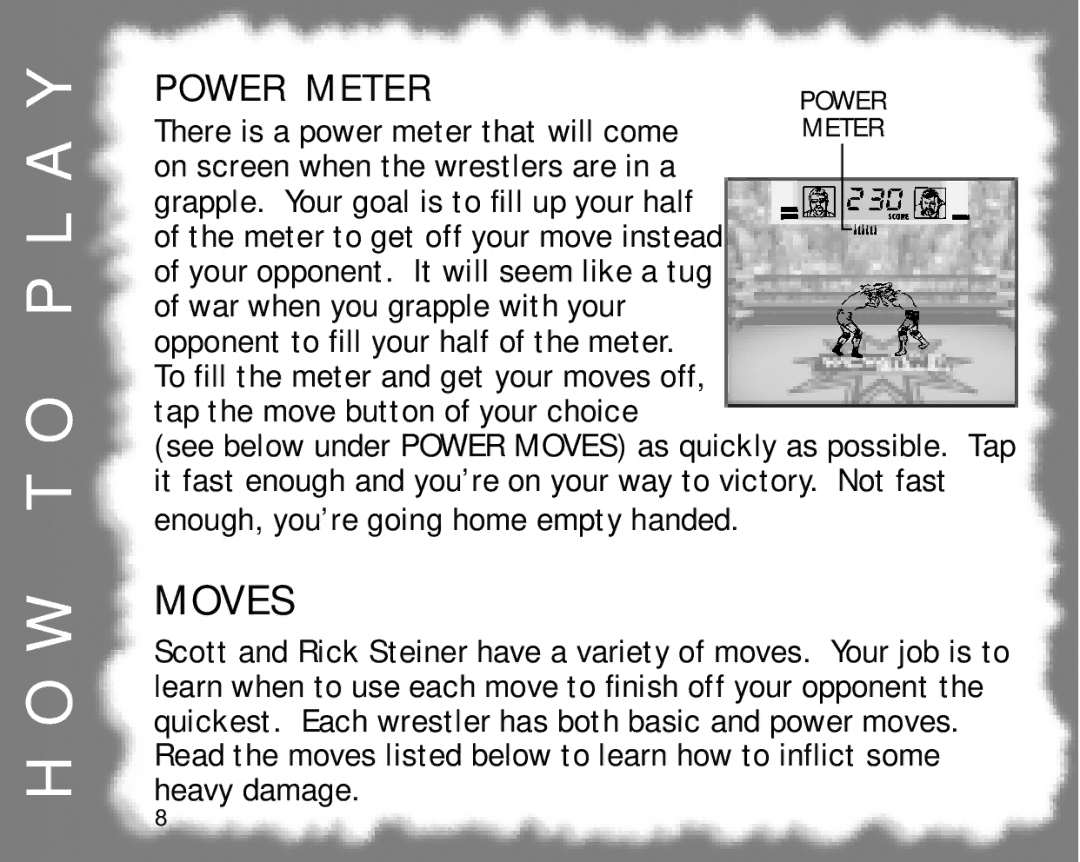 Tiger 60-053 manual Moves, Power Meter 