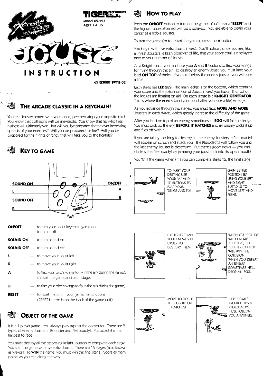 Tiger 65-123 manual 