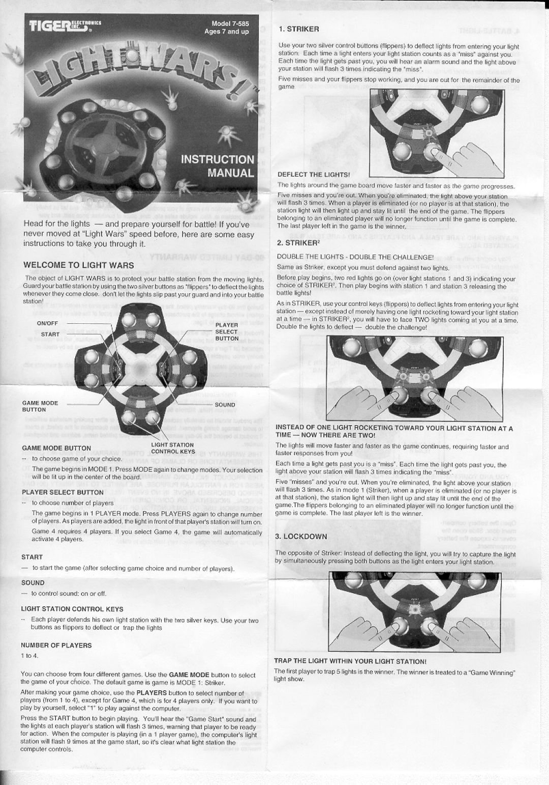 Tiger 7-585 manual 