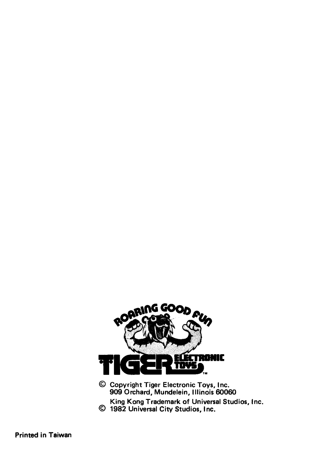 Tiger 7-701 manual 