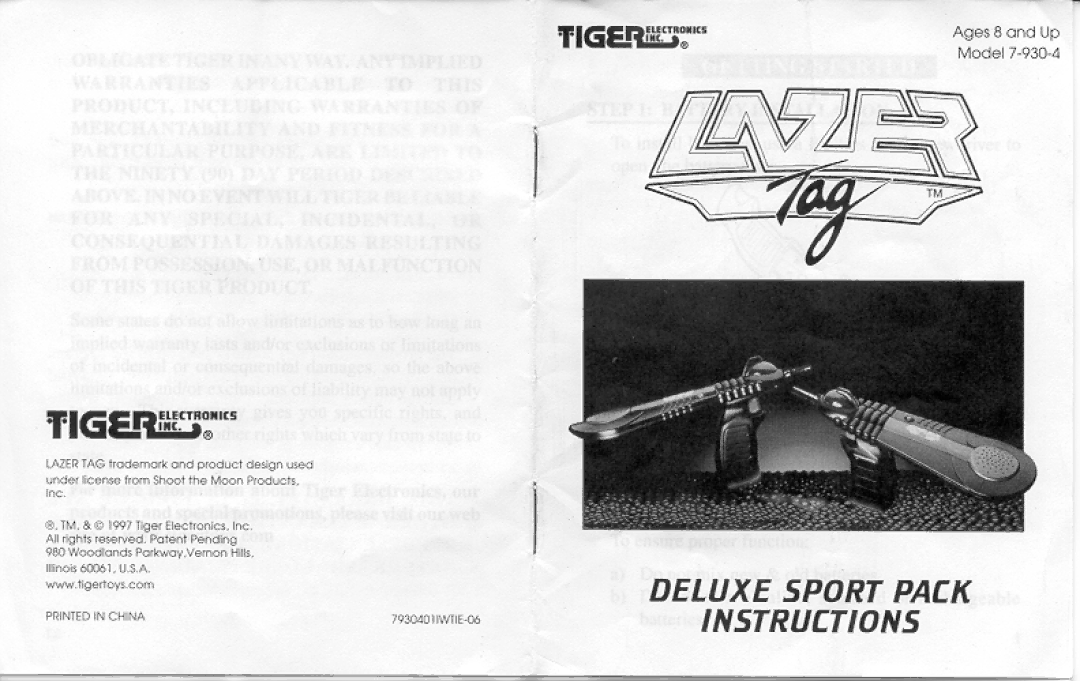 Tiger 7-930-4 manual 