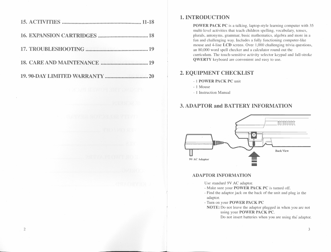 Tiger 9-009-03 manual 