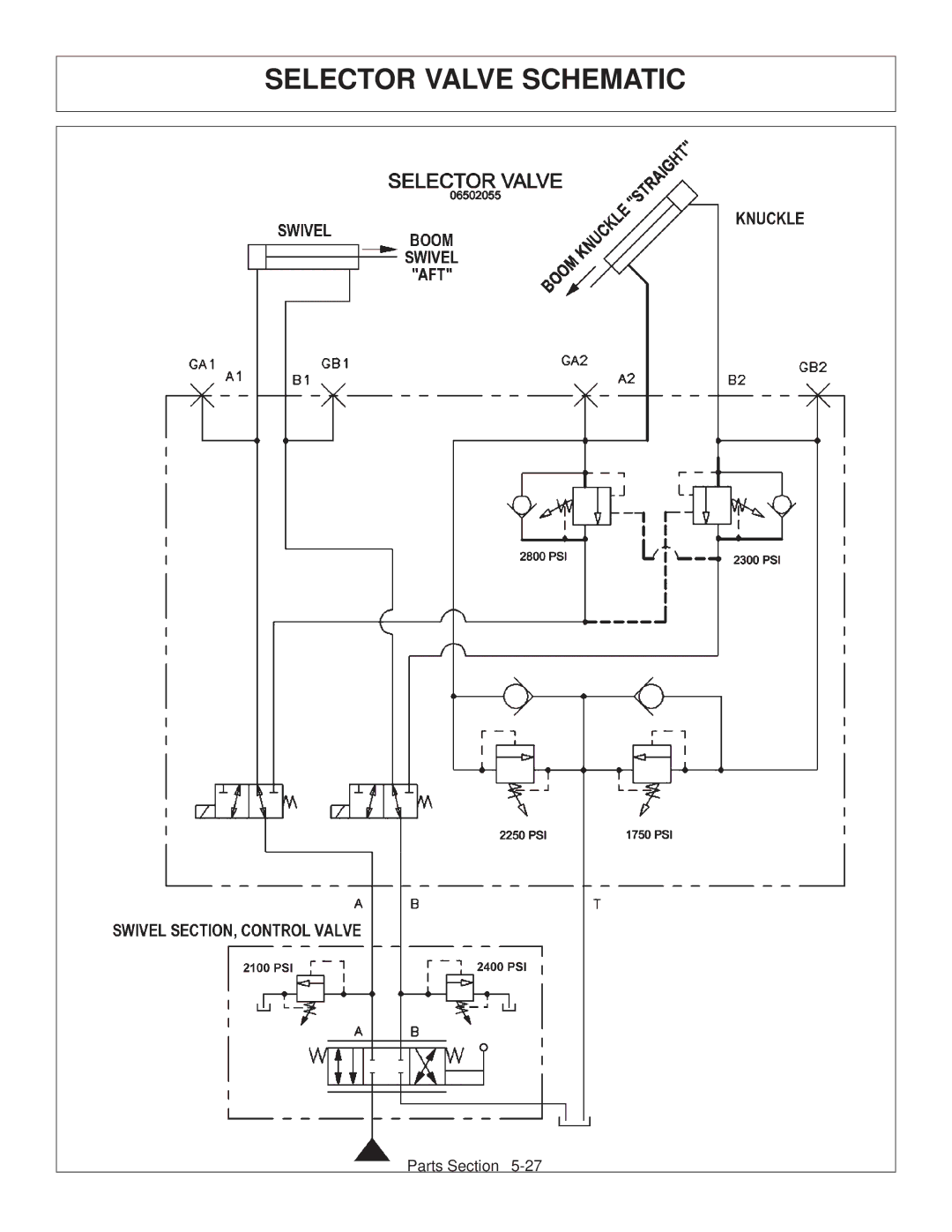 Tiger JD 62-6420 manual Selector Valve Schematic 