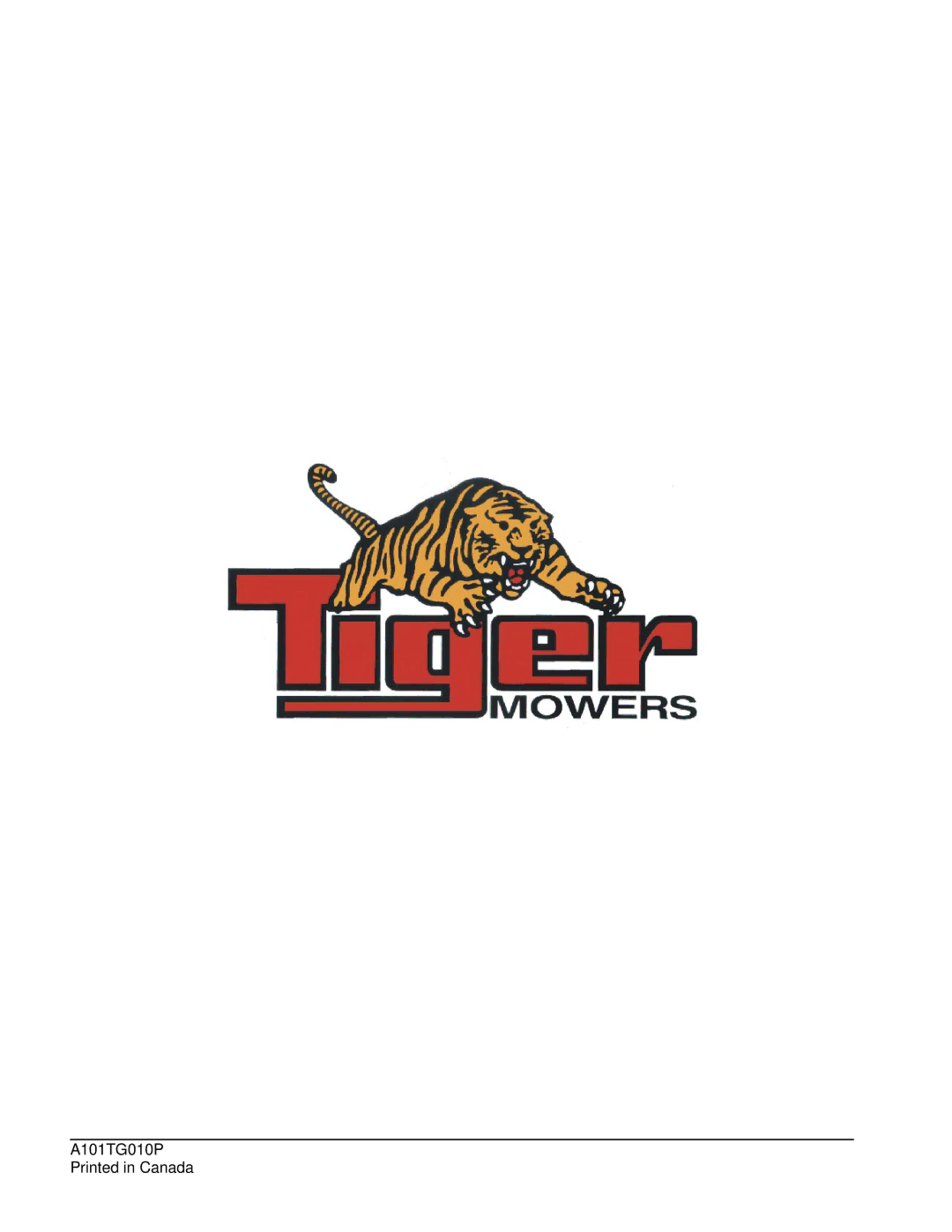 Tiger Mowers FLX15, FLX10 manual 