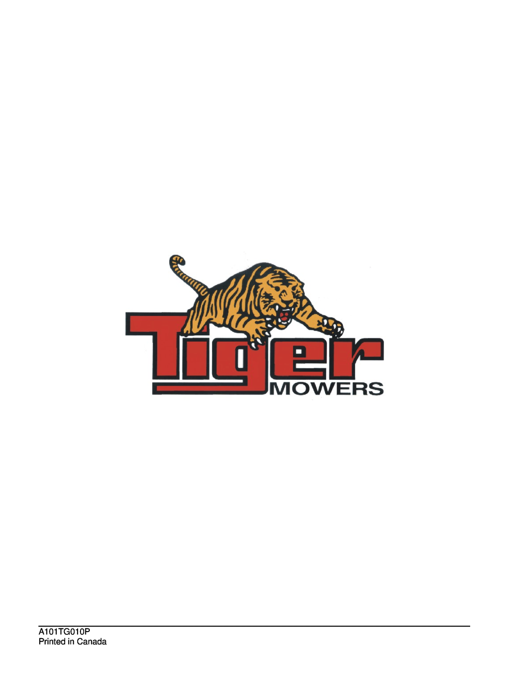 Tiger Mowers FLX15, FLX10 manual 