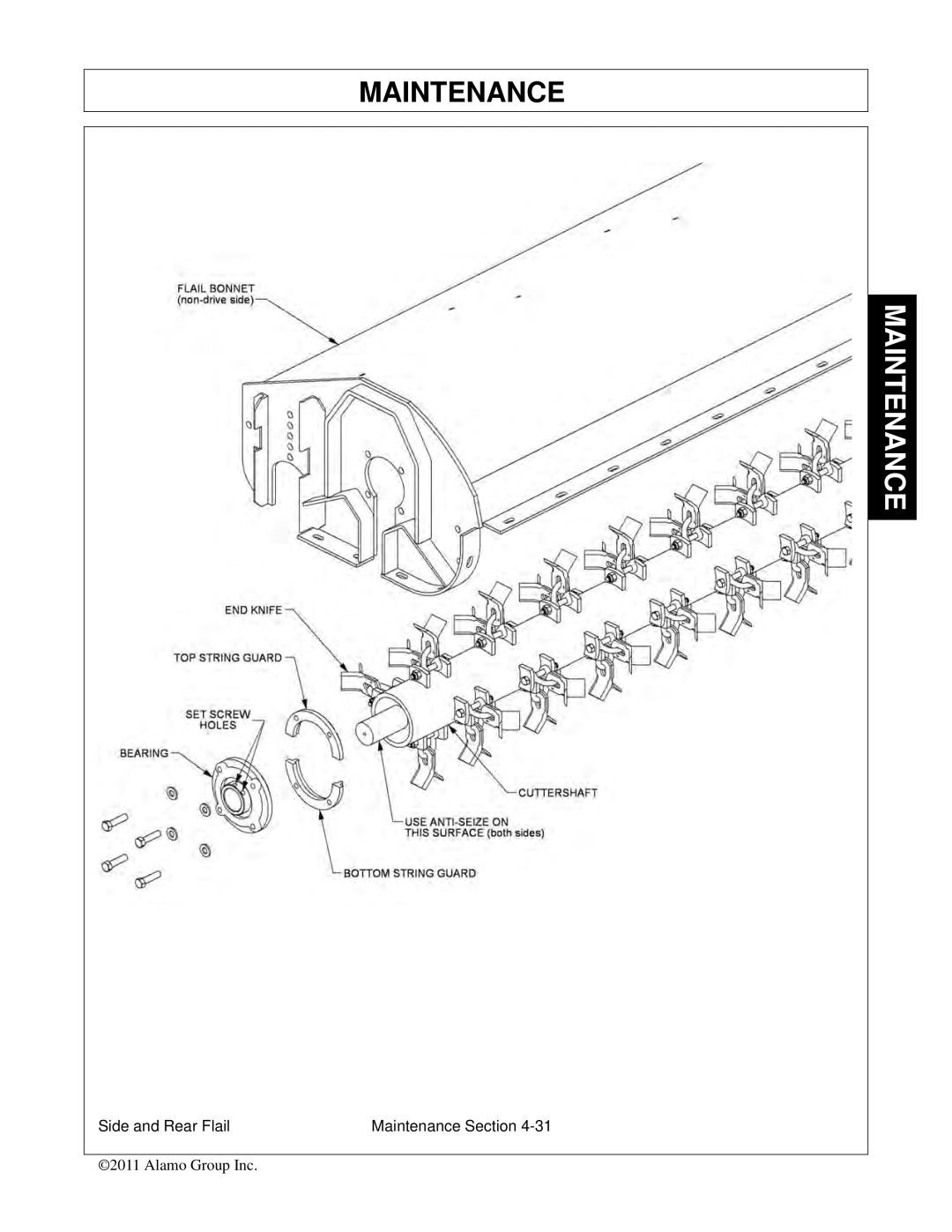 Tiger Mowers JD 5085M-105M, JD 5065M manual Maintenance 