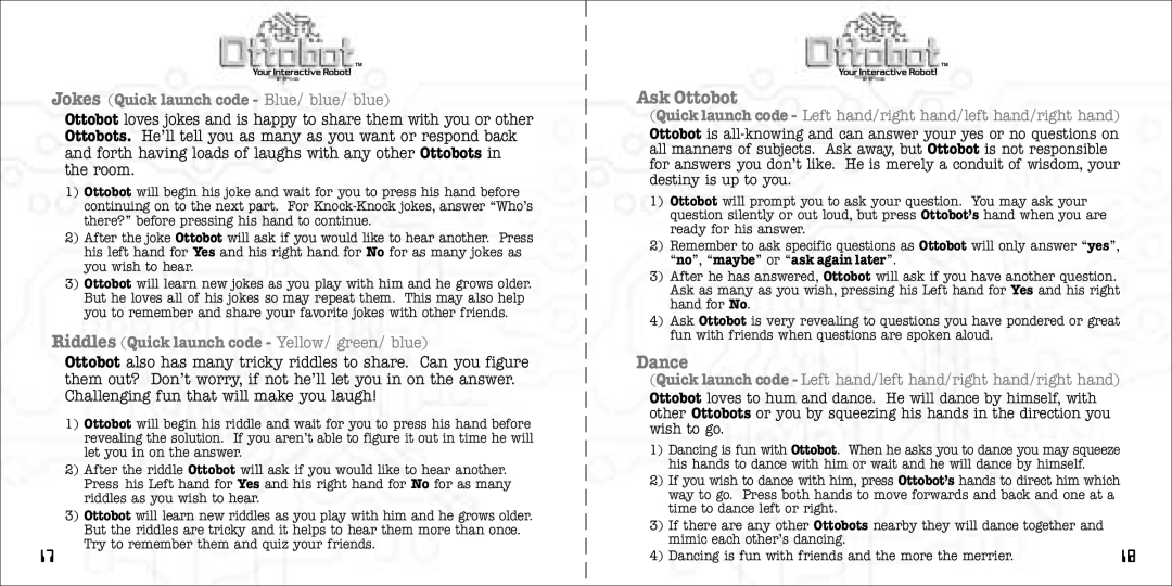 Tiger PMS280C instruction manual Ask Ottobot 