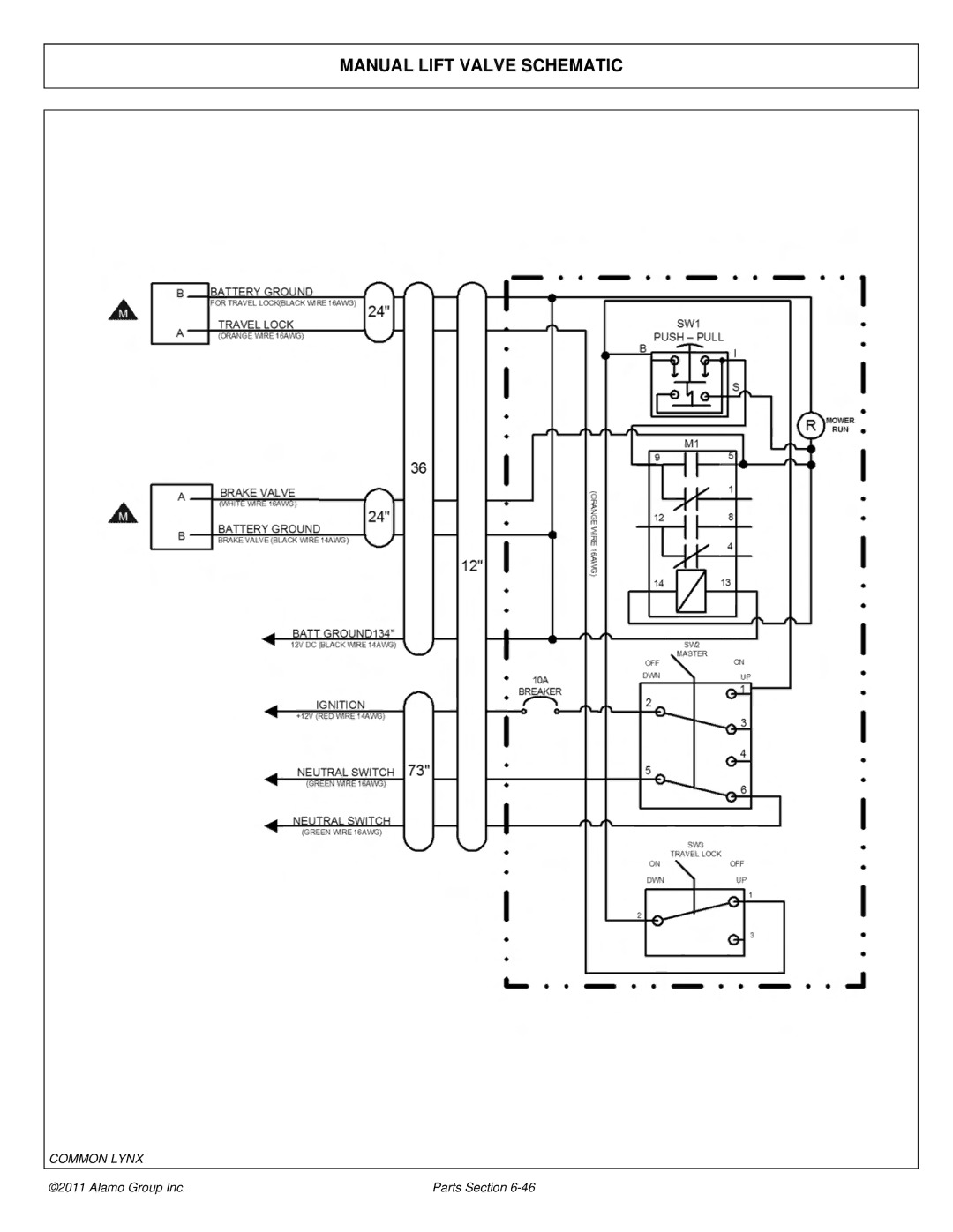 Tiger Products Co., Ltd 5093E, 5083E, 5101E manual Manual Lift Valve Schematic 