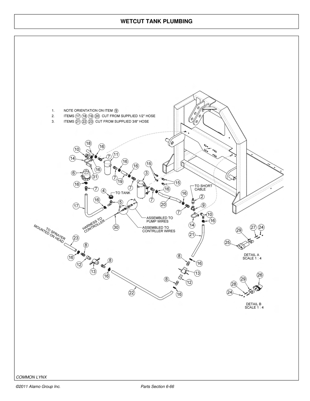 Tiger Products Co., Ltd 5083E, 5093E, 5101E manual Wetcut Tank Plumbing 