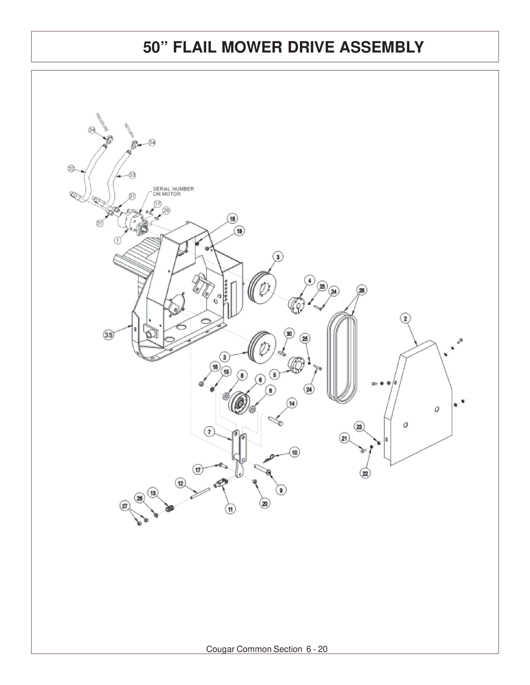 Tiger Products Co., Ltd 7X30 manual Flail Mower Drive Assembly 