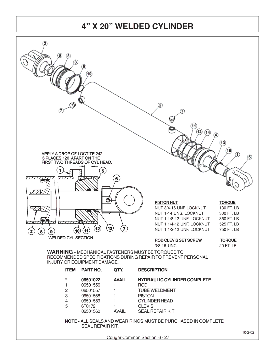 Tiger Products Co., Ltd 7X30 manual Welded Cylinder 