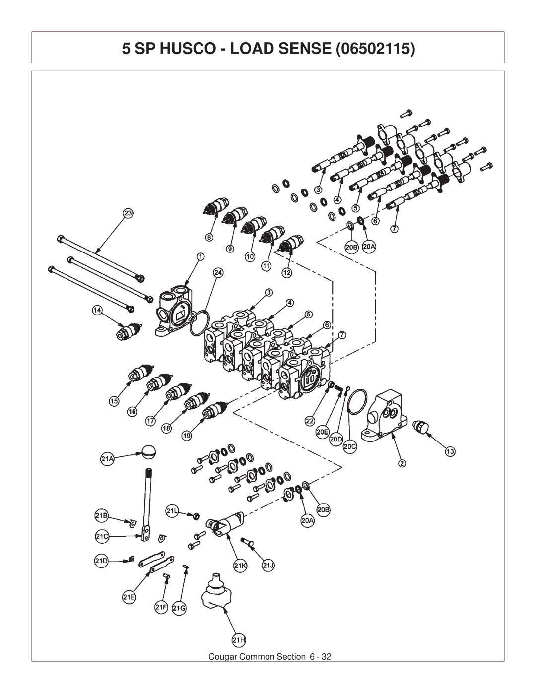 Tiger Products Co., Ltd 7X30 manual SP Husco Load Sense 