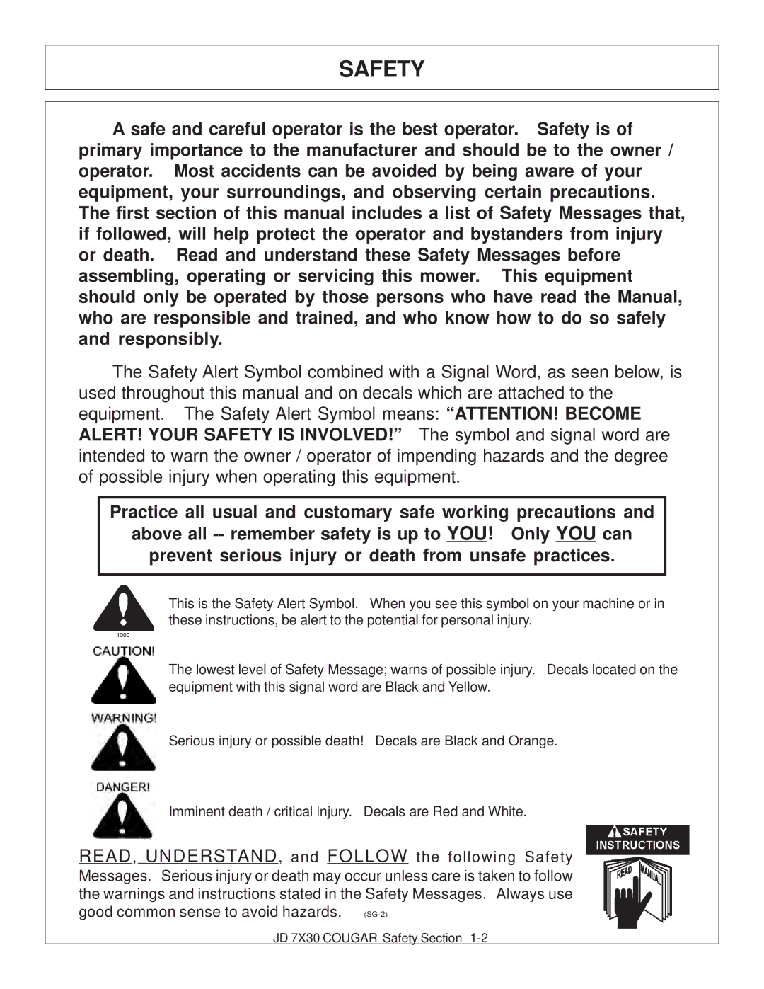 Tiger Products Co., Ltd 7X30 manual Safety 