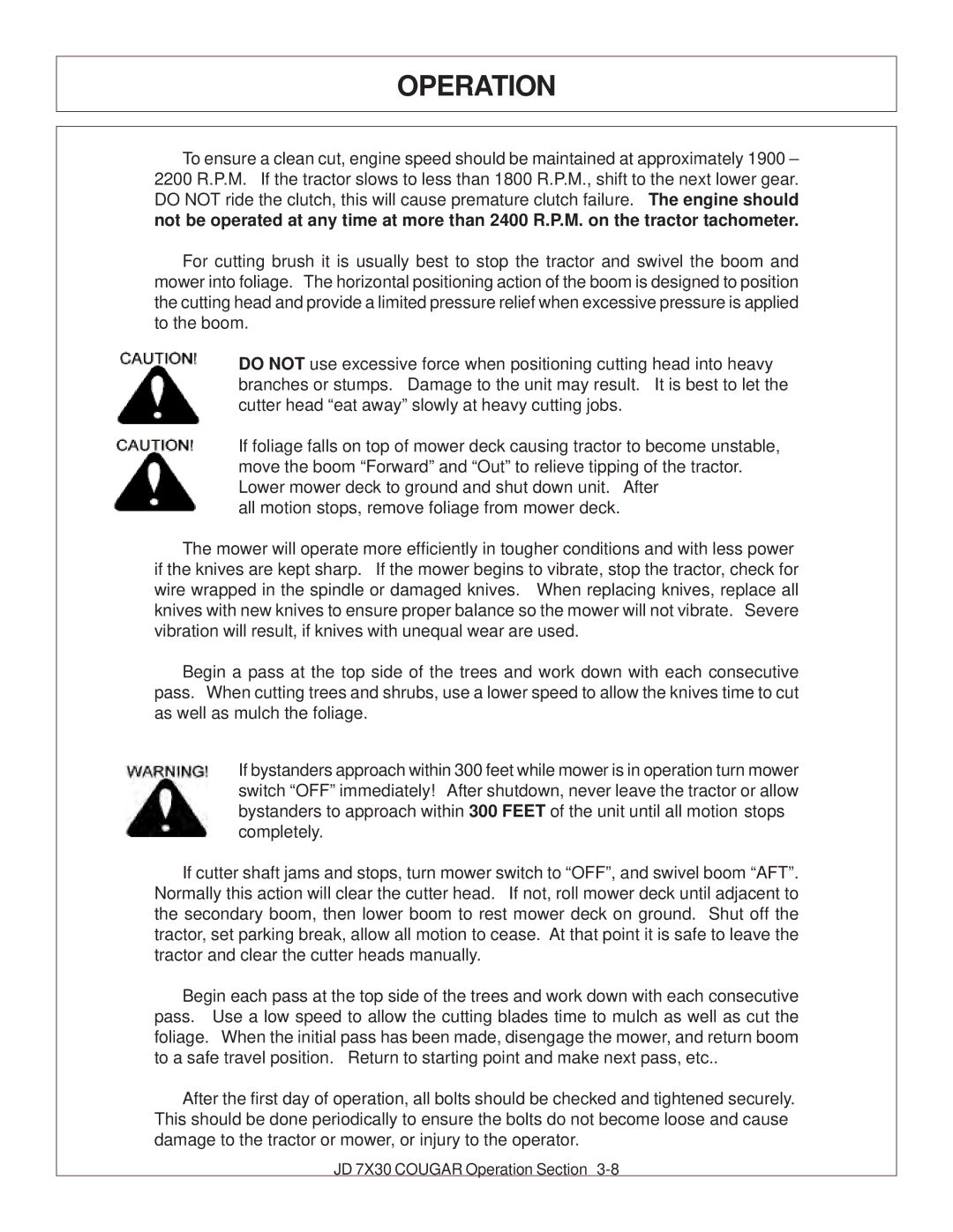 Tiger Products Co., Ltd 7X30 manual Operation 