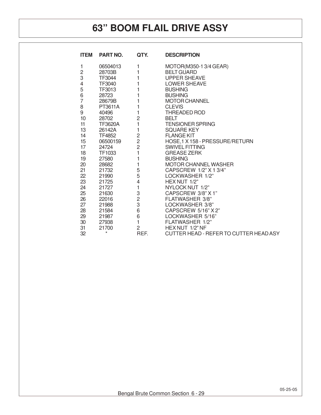 Tiger Products Co., Ltd CNH T6010-80 manual Upper Sheave 