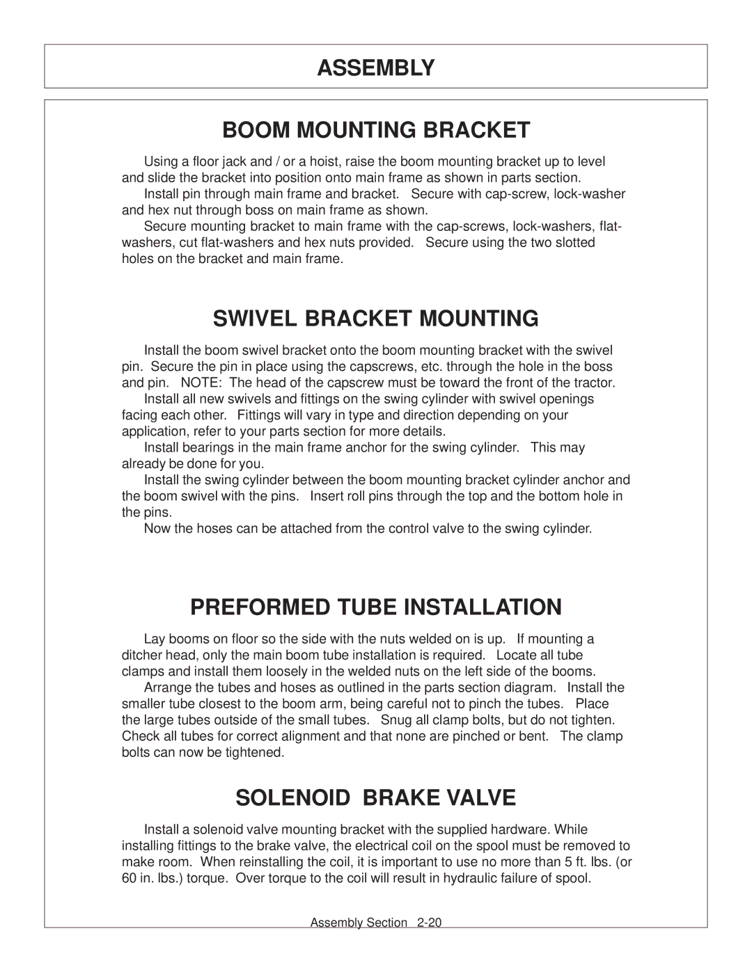 Tiger Products Co., Ltd CNH T6010-80 Assembly Boom Mounting Bracket, Swivel Bracket Mounting, Preformed Tube Installation 