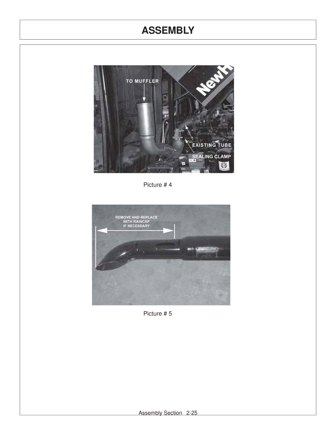 Tiger Products Co., Ltd CNH T6010-80 manual Assembly 