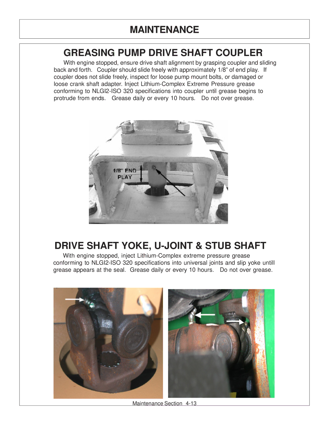 Tiger Products Co., Ltd JD 72-7520 Maintenance Greasing Pump Drive Shaft Coupler, Drive Shaft YOKE, U-JOINT & Stub Shaft 