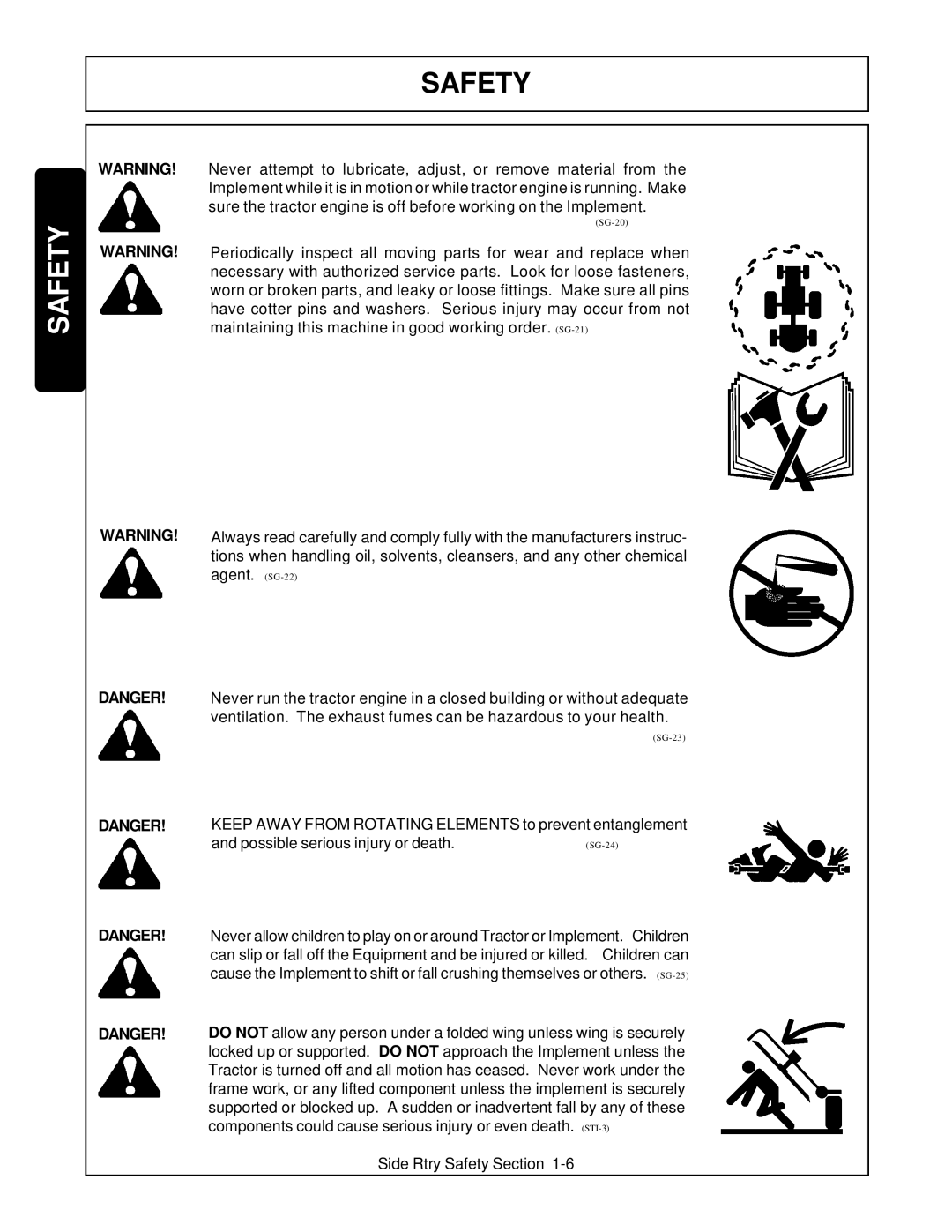 Tiger Products Co., Ltd M105X/S manual Safety 