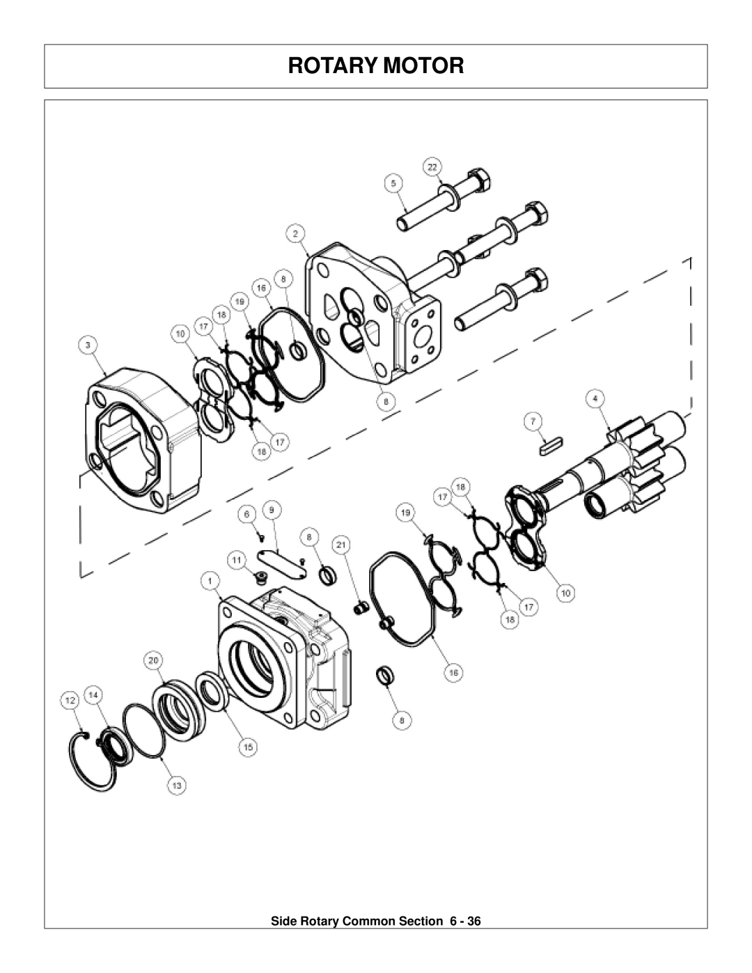 Tiger Products Co., Ltd M105X/S manual Rotary Motor 