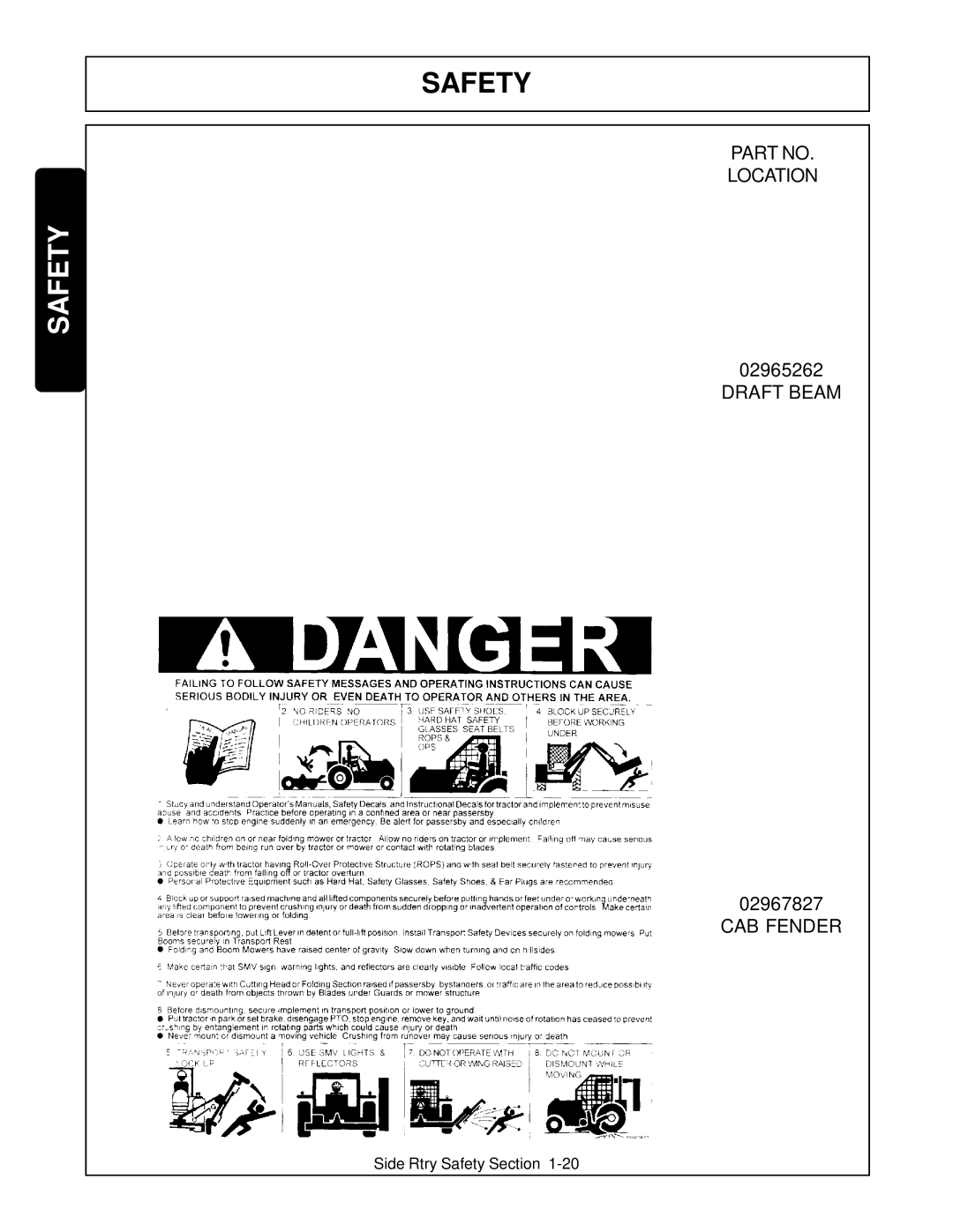 Tiger Products Co., Ltd M105X/S manual Draft Beam 