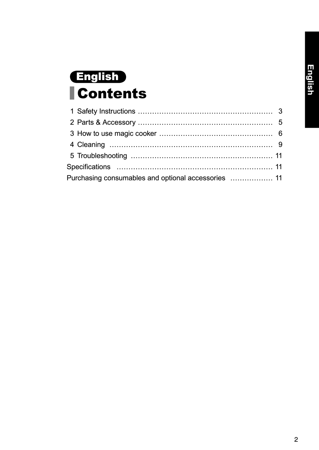 Tiger Products Co., Ltd NFI-A manual 