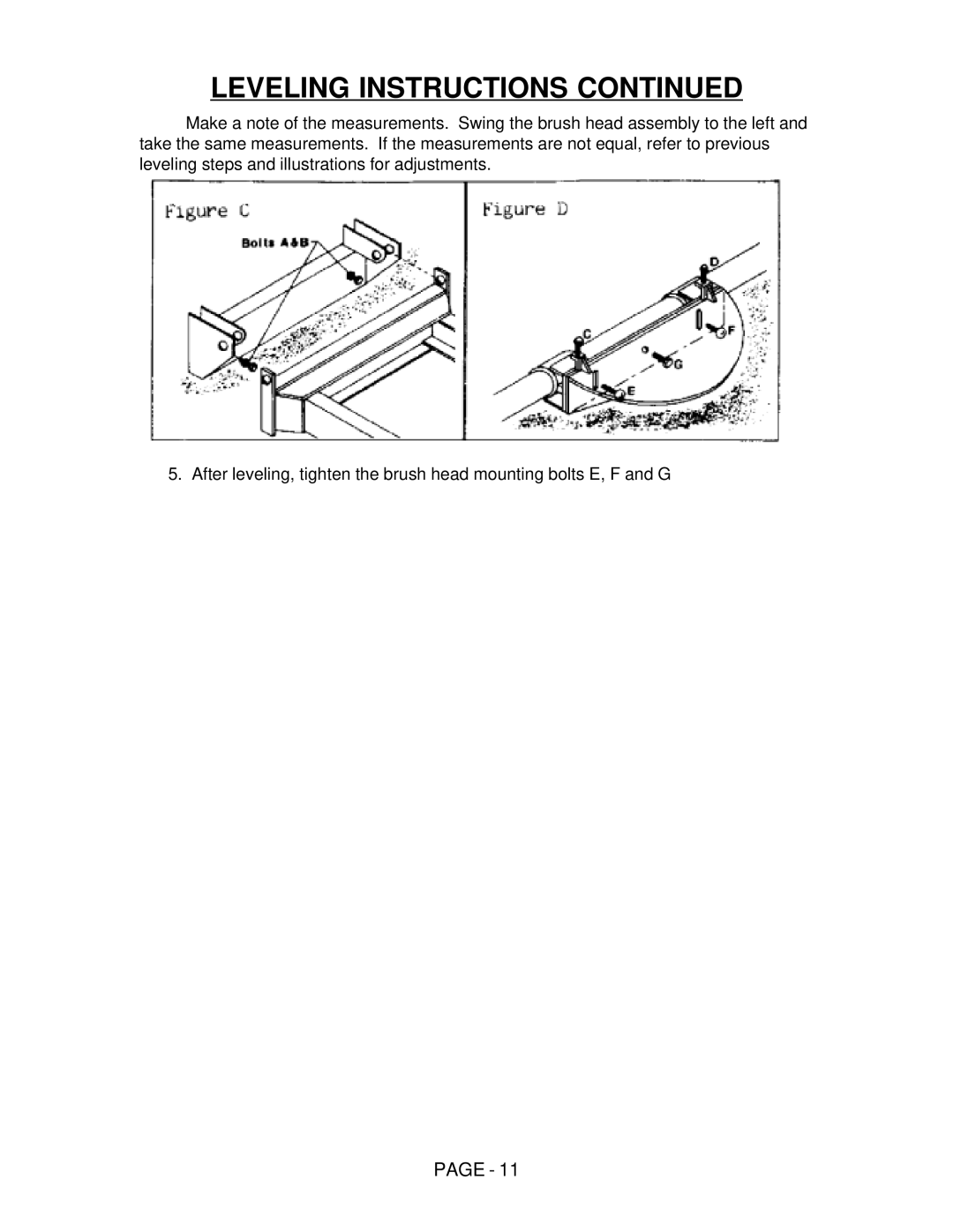 Tiger Products Co., Ltd NH TS100-135A manual Leveling Instructions 