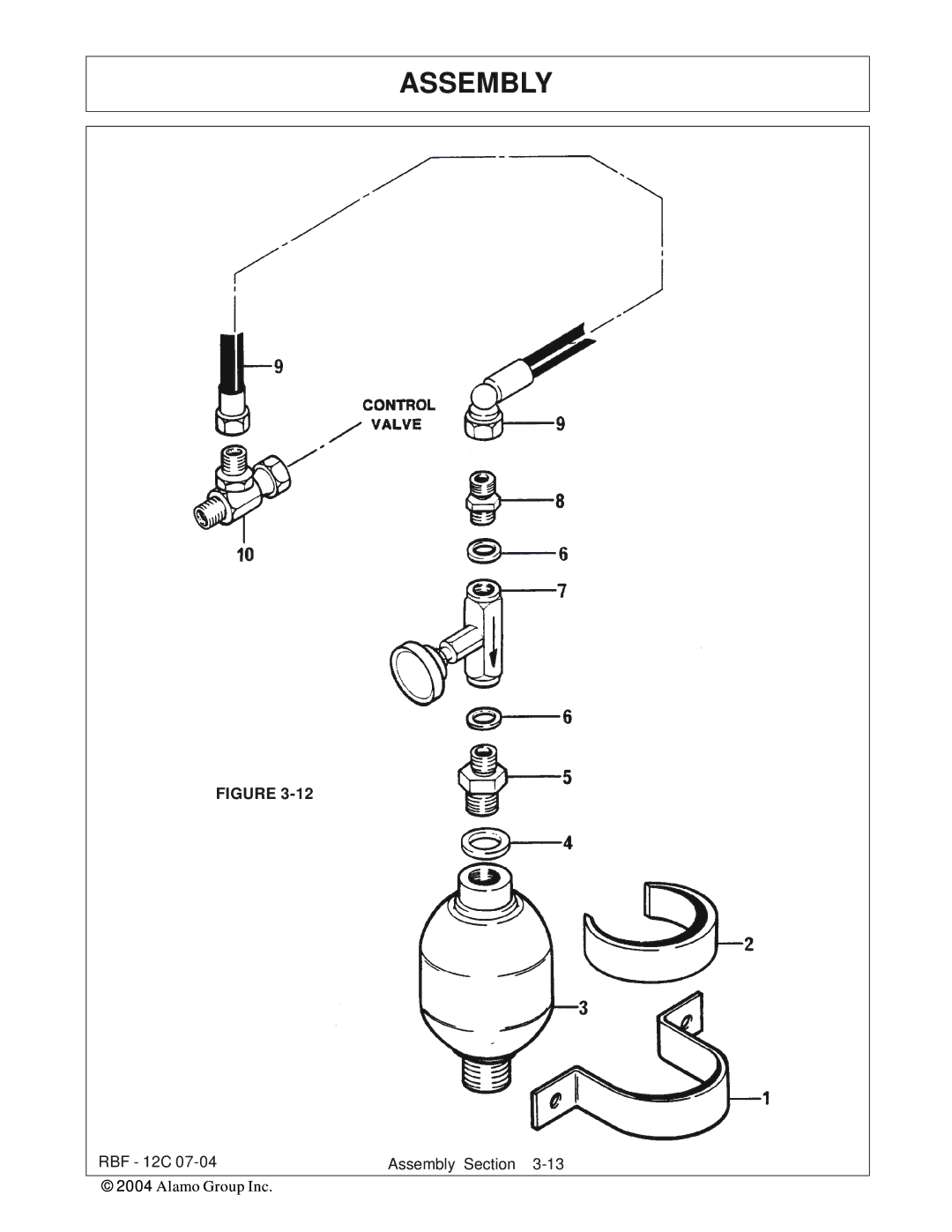 Tiger Products Co., Ltd RBF-12C manual RBF 12C Assembly Section 