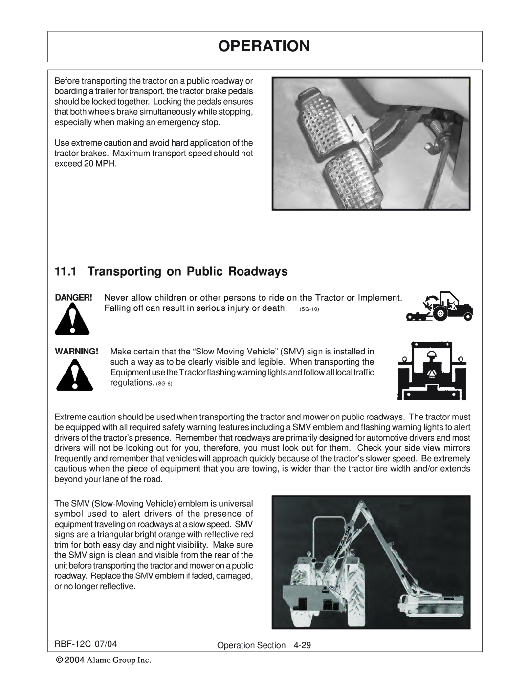 Tiger Products Co., Ltd RBF-12C manual Transporting on Public Roadways 