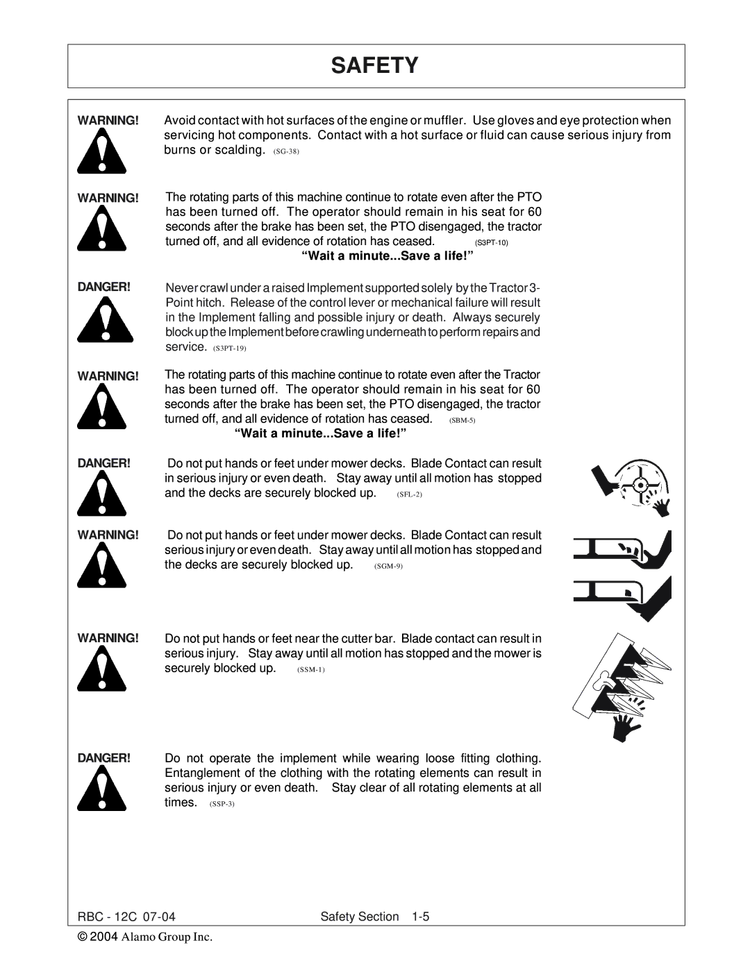 Tiger Products Co., Ltd RBF-12C manual Wait a minute...Save a life 