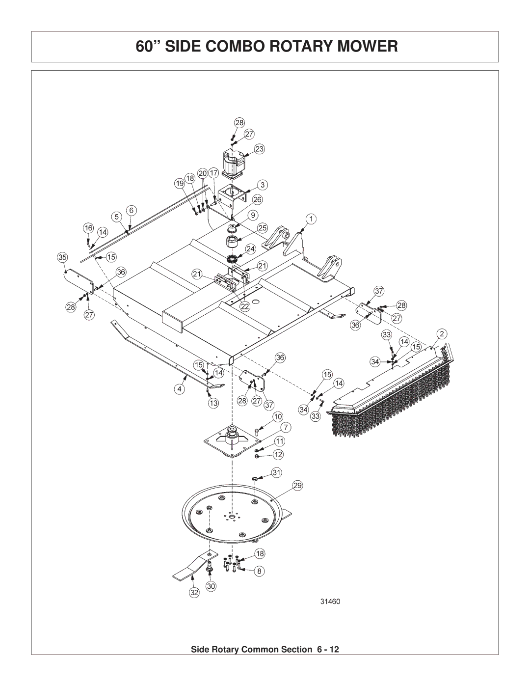 Tiger Products Co., Ltd TS 100A manual Side Combo Rotary Mower 