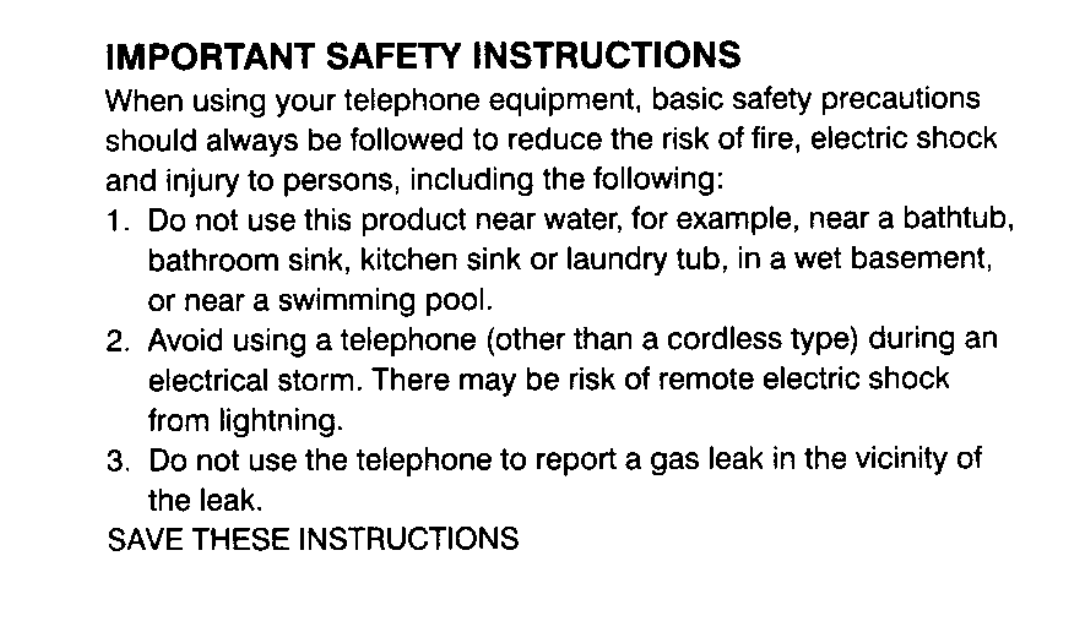 Tiger Telephone manual 