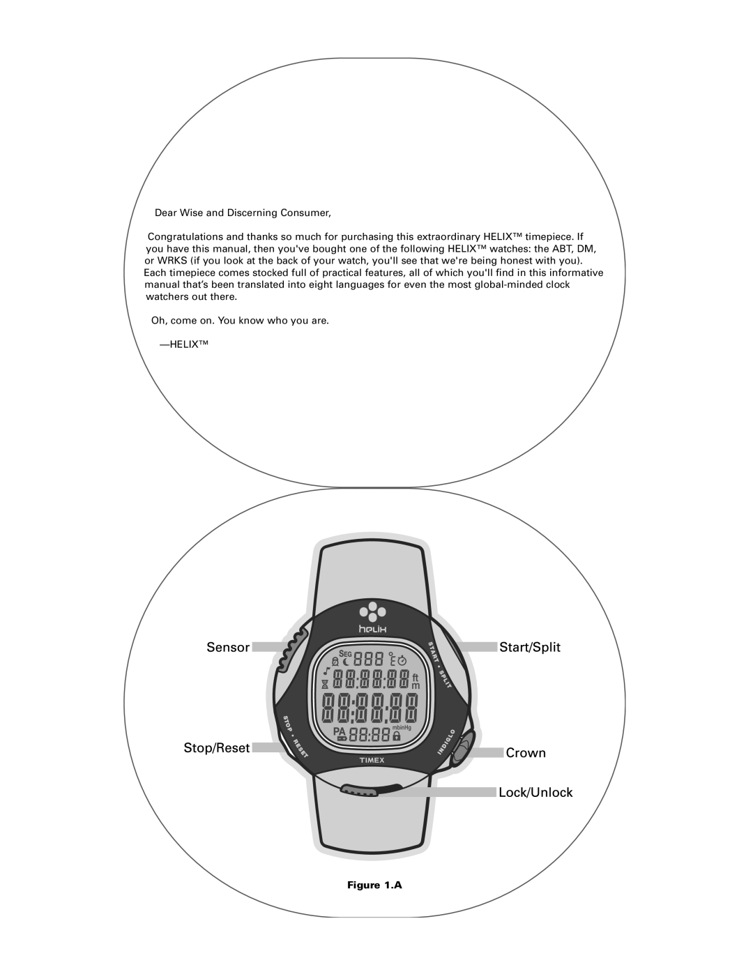 Timex Helix manual 