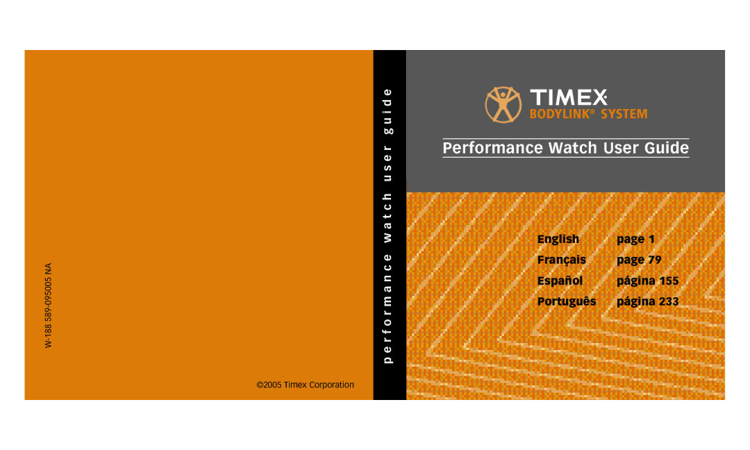 Timex manual Performance Watch User Guide 