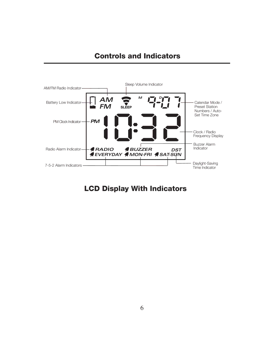 Timex T301 manual LCD Display With Indicators, Radio Buzzer DST Everyday MON-FRI SAT-SUN 