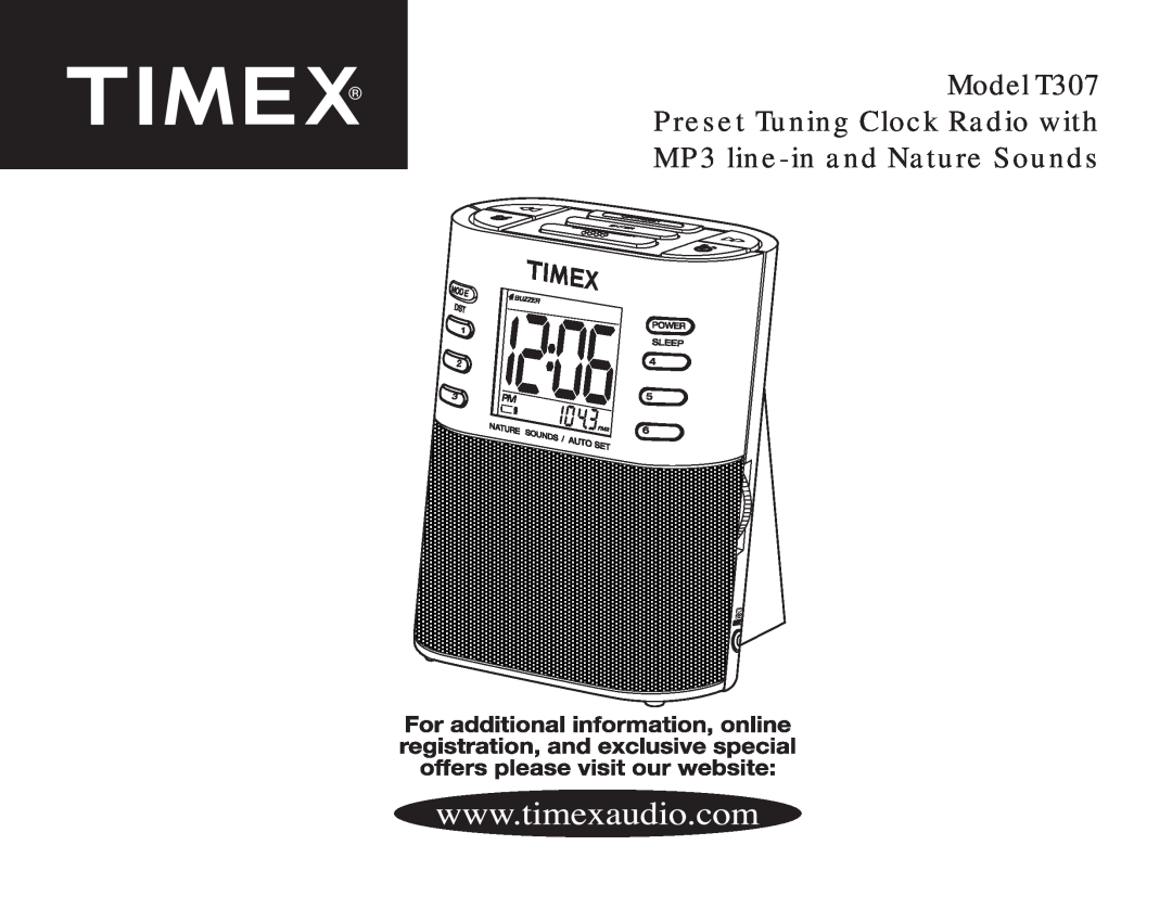 Timex T307 manual 