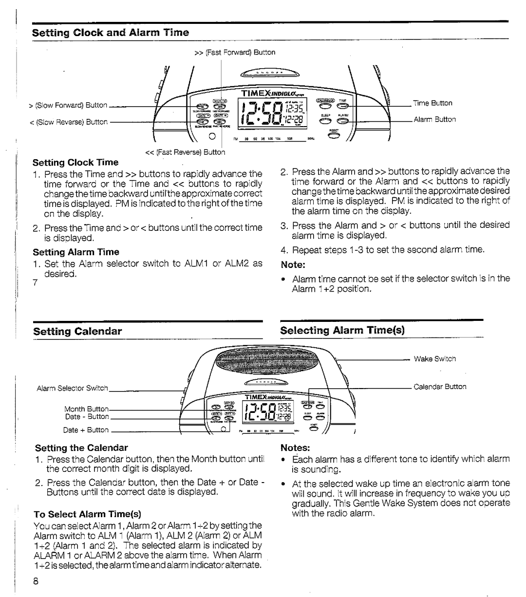 Timex T433 manual 