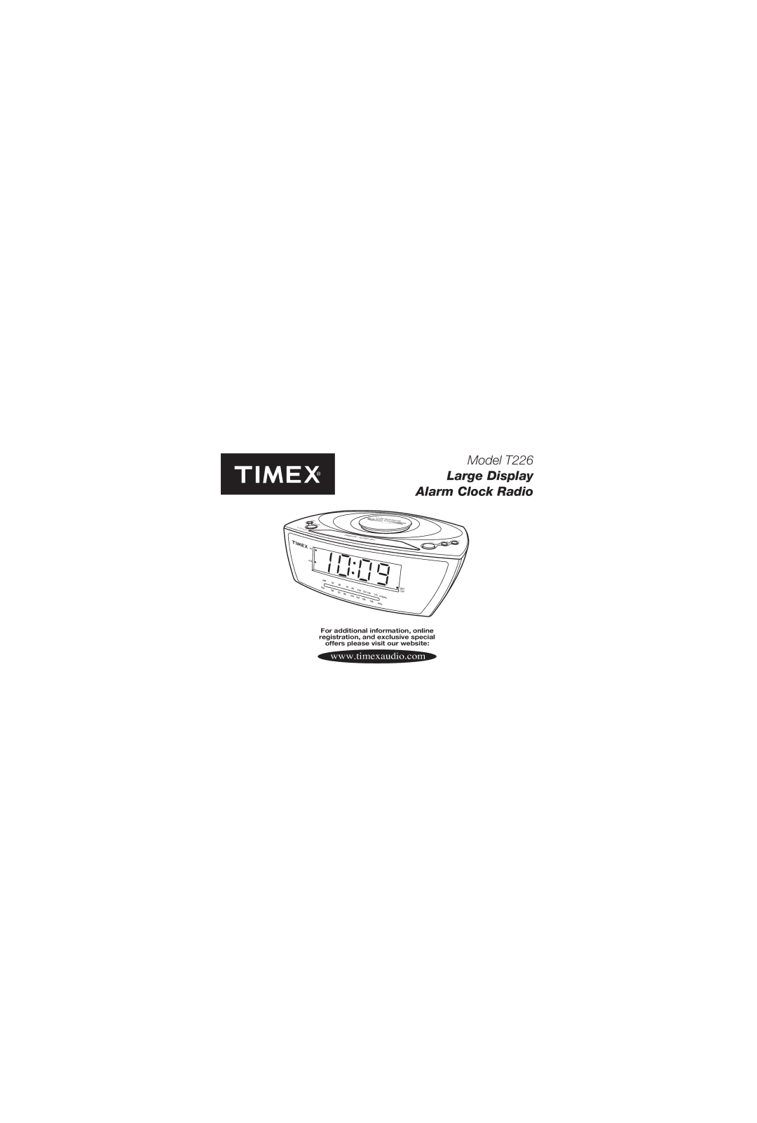 Timex timex alarm clock radio manual ODELD4 