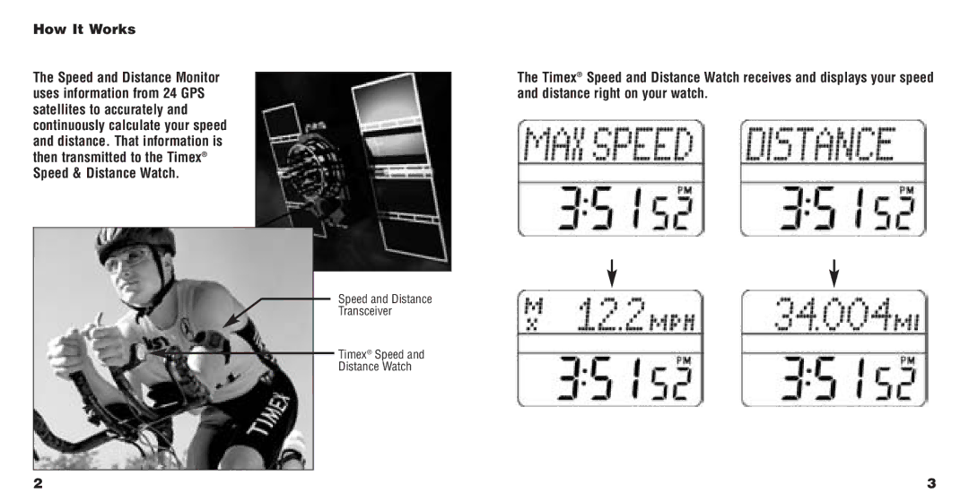 Timex 568-095003, W132 manual How It Works 