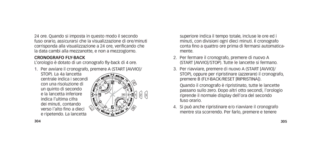 Timex W273 EU1 355-095009-02 manual 304 305 