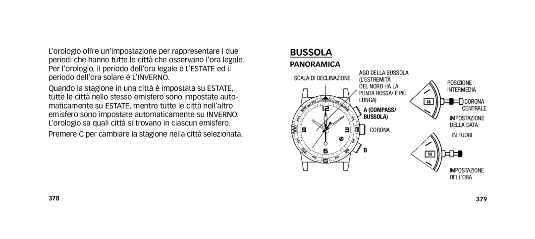 Timex W273 EU1 355-095013 manual Bussola 