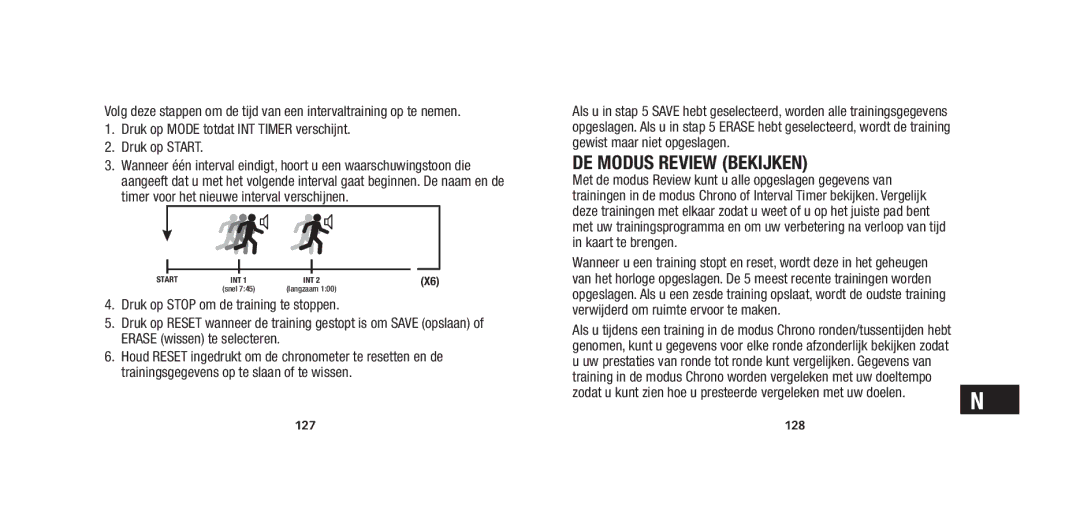 Timex W279 quick start DE Modus Review bekijken 