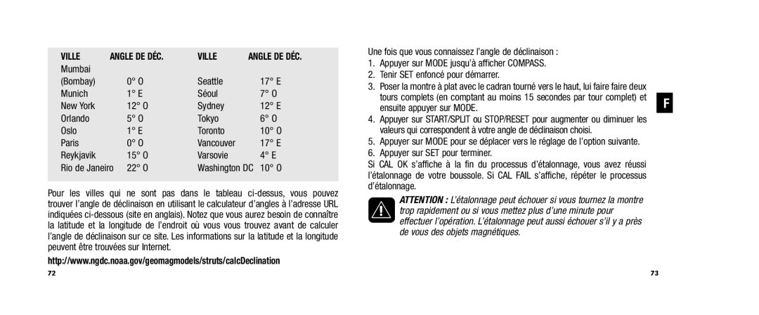 Timex WS4 user manual Ensuite appuyer sur Mode 