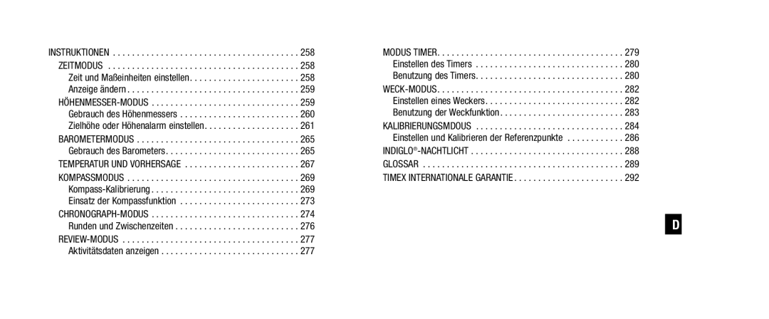 Timex WS4 user manual 