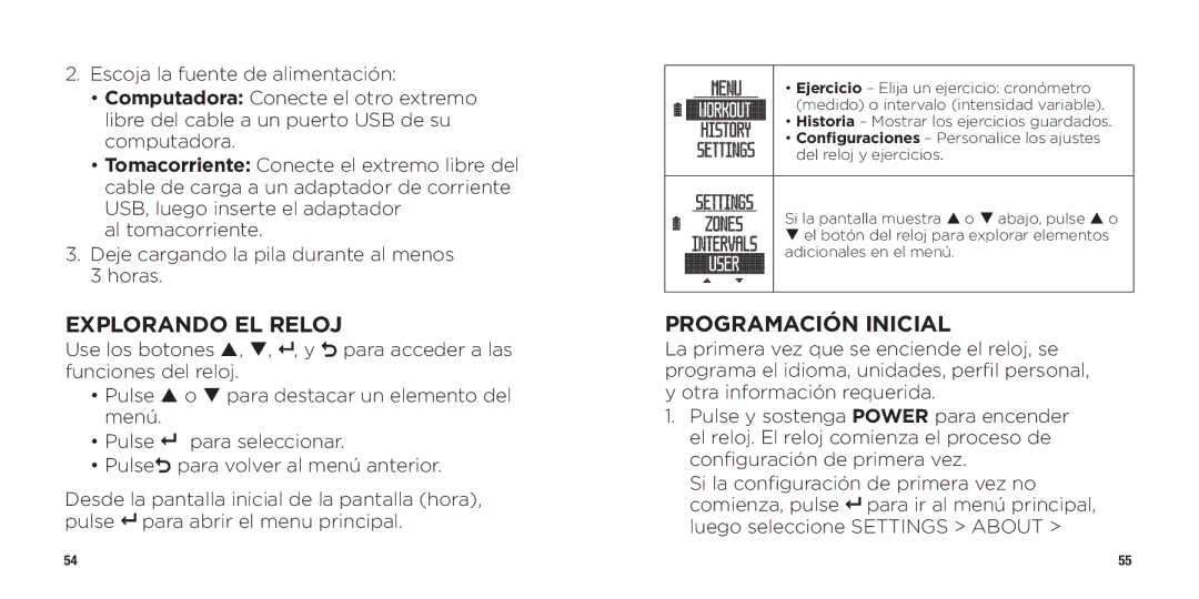 Timex WW W302 062-095000 quick start Explorando EL Reloj, Programación Inicial 