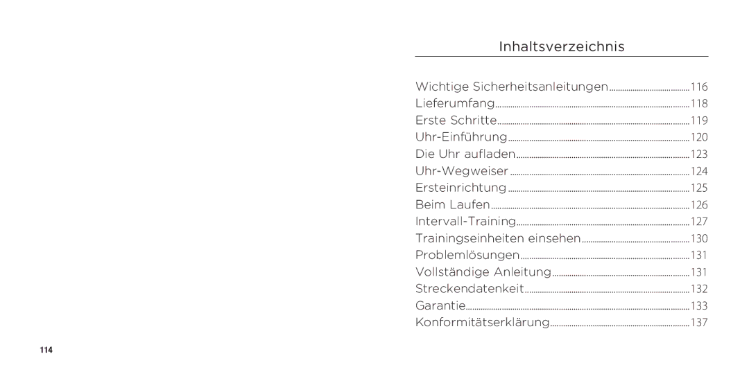 Timex WW W302 062-095000 quick start Inhaltsverzeichnis 