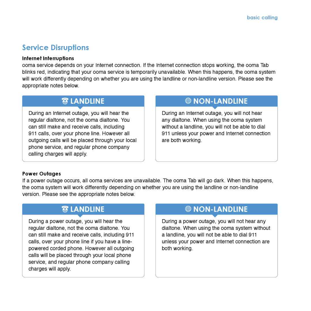 TiVo Hub manual Service Disruptions, Internet Interruptions, Power Outages 