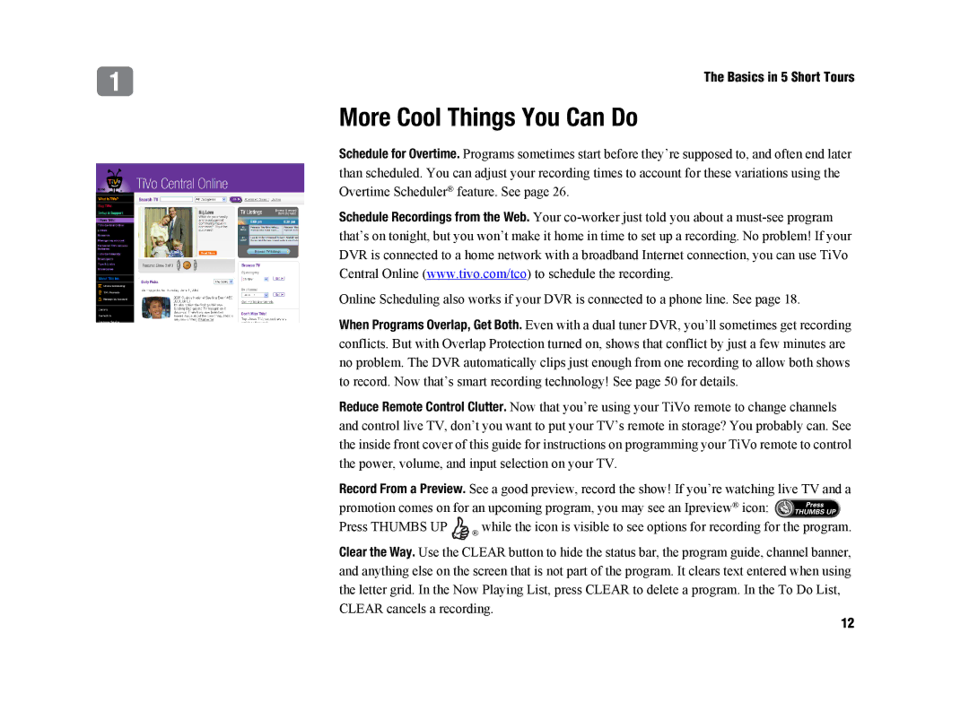 TiVo SDOC-00091-002 manual More Cool Things You Can Do 