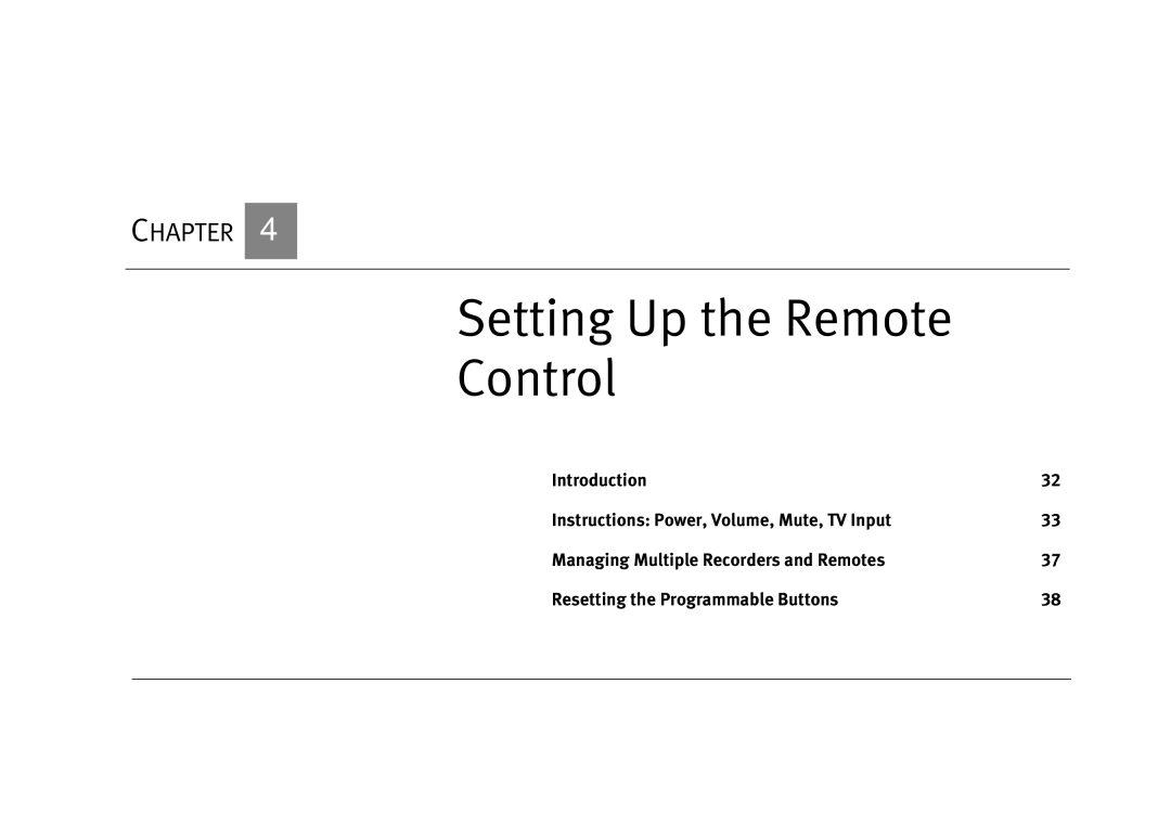 TiVo series 2 operating instructions Setting Up the Remote Control 